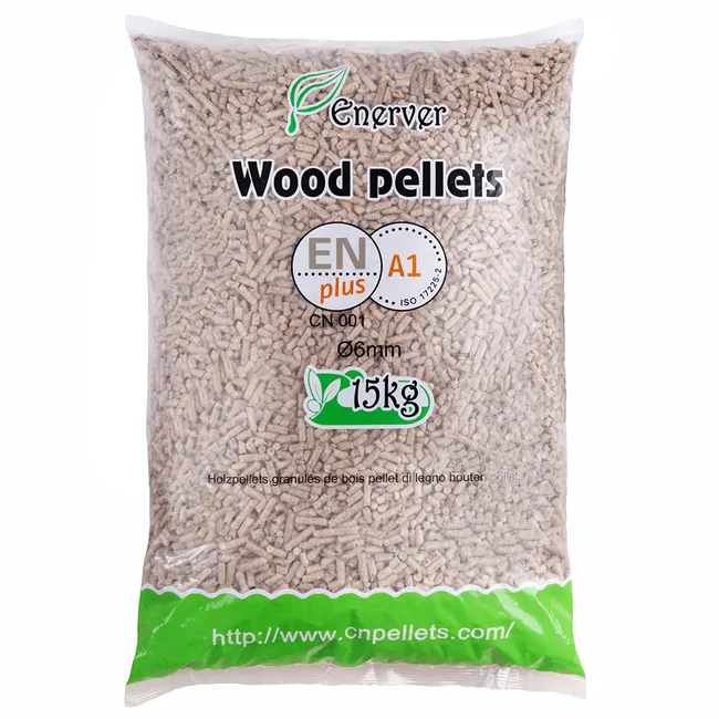 WOOD PELLETS – Granulés de bois sac 15 KG – X20 Sacs